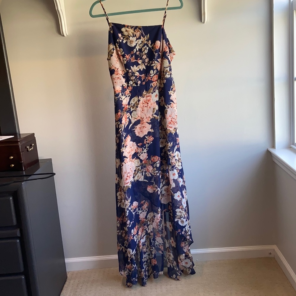 High-low cut dress